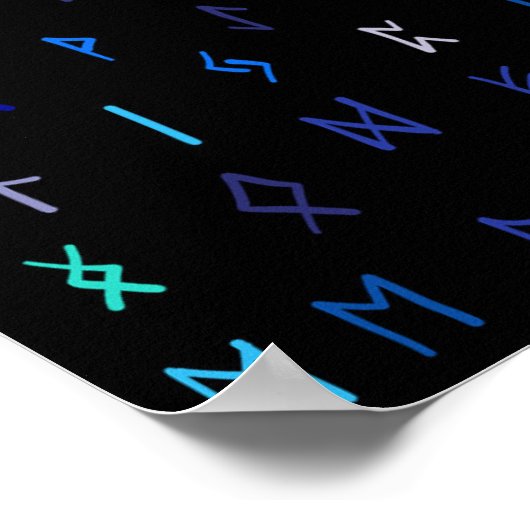 Noors bij nacht Poster (Hoek)