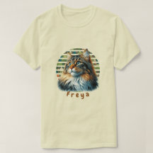 Noors bos kat T-shirt