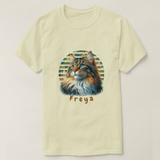 Noors bos kat T-shirt