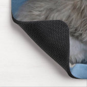 Noors bos, zilver, tabby en wit muismat (Hoek)