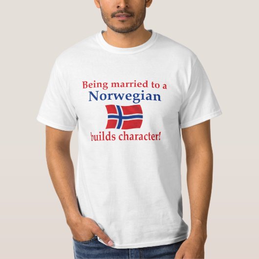 Noors bouwkenmerk t-shirt (Voorkant)
