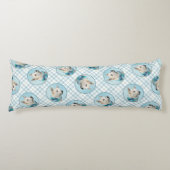 Noors Buhund Schilderij Wheaten Originele Hond Kun Lichaamskussen (Voorkant)