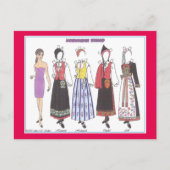 Noors Bunad IV-Briefkaart voor dolfijnen Briefkaart (Voorkant)