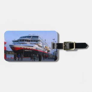 Noors cruiseschip bagagelabel