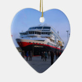 Noors cruiseschip keramisch ornament (Rechts)