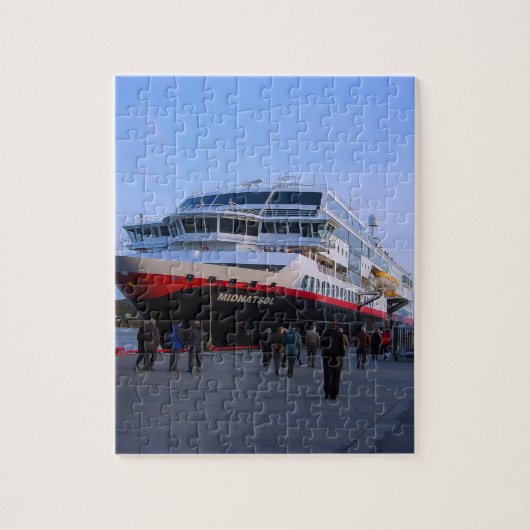 Noors cruiseschip legpuzzel (Verticaal)