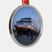 Noors cruiseschip metalen ornament (Rechts)