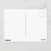 Noors "Dank u" Zwart-wit Lino Cut Briefkaart (Achterkant)