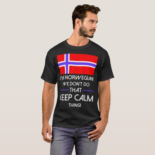 Noors doet dat kalm-shirt t-shirt (Voorkant volledig)