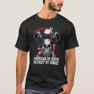 Noors door bloed Amerikaans door geboortecatroon d T-shirt