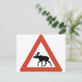 Noors Elk Briefkaart (Staand voorkant)