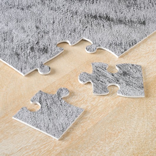 Noors Elkhound bij Village Painting - Dog Art Legpuzzel (Zijkant)