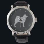 Noors Elkhound Silhouet Horloge<br><div class="desc"></div>