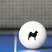 Noors Elkhound Silhouette Pingpongbal (Net)