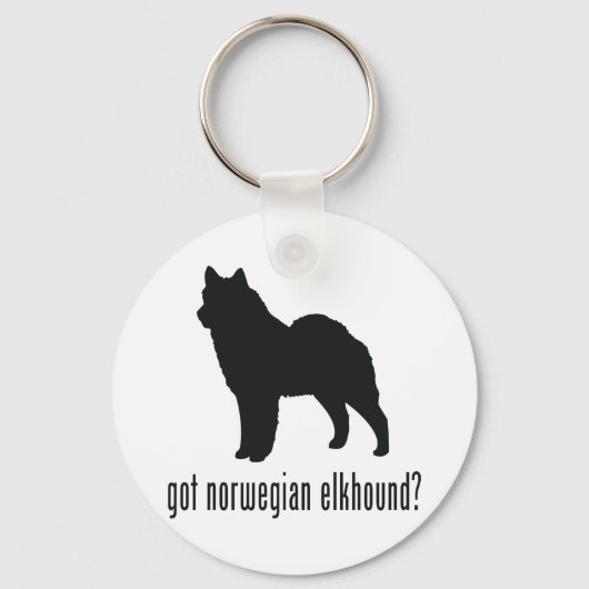 Noors Elkhound Sleutelhanger (Voorkant)