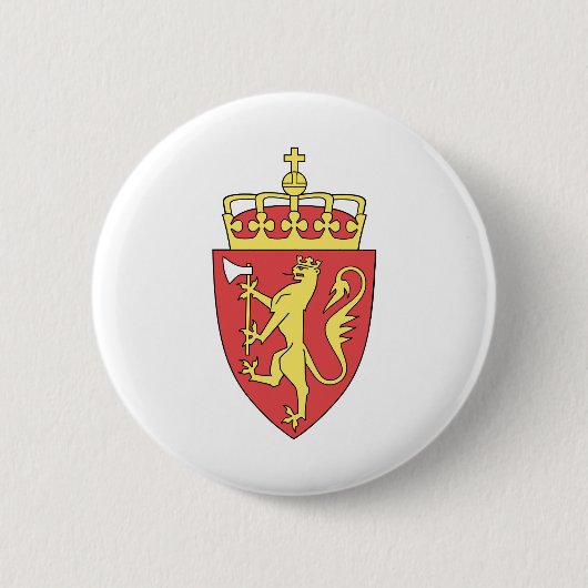 Noors embleem ronde button 5,7 cm (Voorkant)
