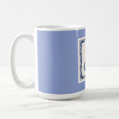 Noors Erfgoed J Monogram - Blauw Koffiemok (Links)