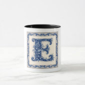 Noors Erfgoed Monogram-Blauw Mok (Midden)