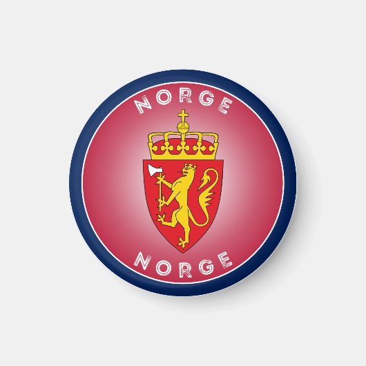Noors Erfgoedembleem Magneet (Voorkant)