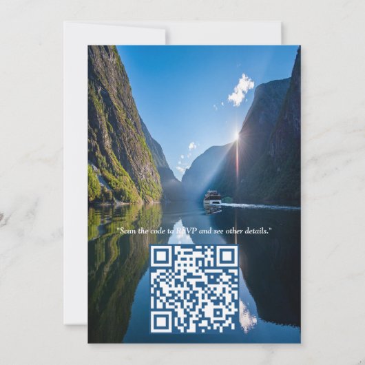 Noors feest kaart (Achterkant)