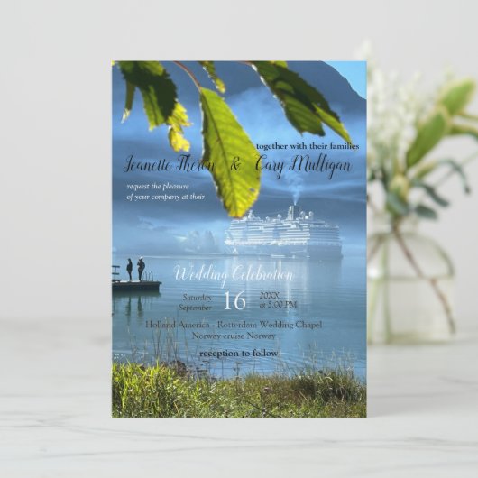 Noors feest kaart (Staand voorkant)