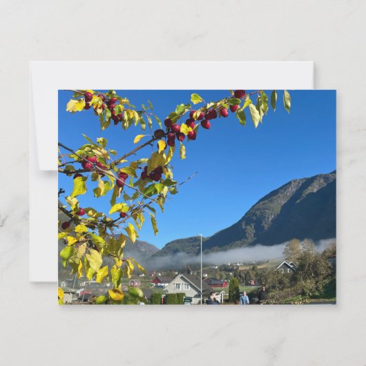 Noors feest kaart (Achterkant)