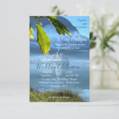 Noors feest op een cruise RSVP kaartje (Staand voorkant)