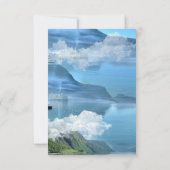 Noors feest RSVP kaartje (Achterkant)