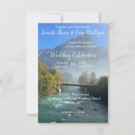 Noors feest RSVP kaartje