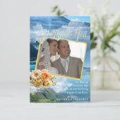 Noors feest RSVP kaartje (Staand voorkant)