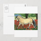 Noors Fjord HORSE ART Briefkaart (Voorkant / Achterkant)