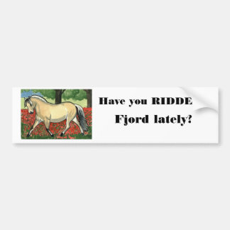Noors Fjord HORSE ART Bumpersticker