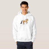 Noors Fjord Horse Hooded Sweatshirt (Voorkant volledig)