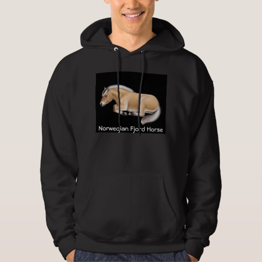 Noors Fjord Horse Hoodie (Voorkant)