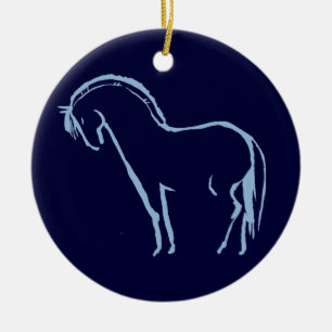 Noors Fjord Horse Keramisch Ornament