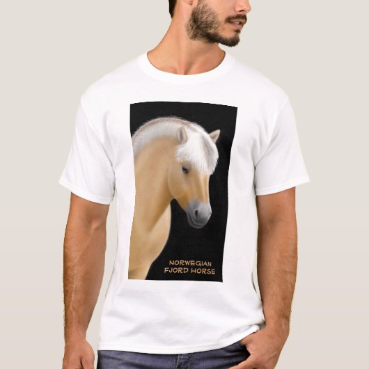 Noors Fjord Horse T-Shirt (Voorkant)