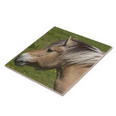 Noors Fjord Horse Tegeltje (Zijkant)