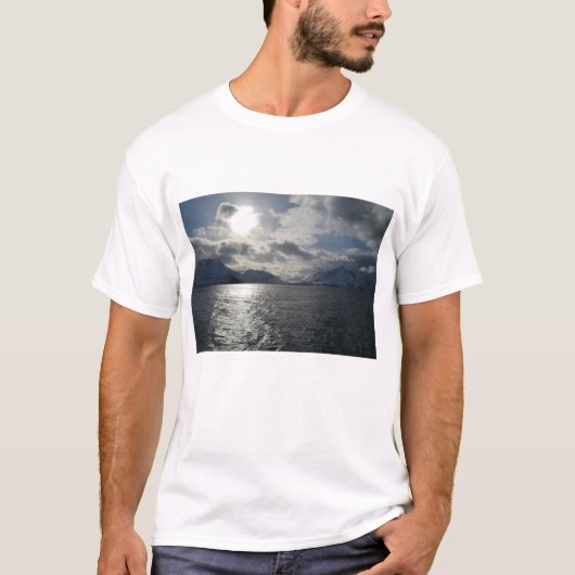 Noors fjord in het winterse Shirt (Voorkant)