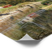 Noors fjord landschap poster (Hoek)