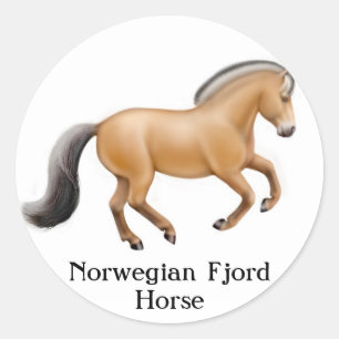 Noors Fjord Paard Sticker