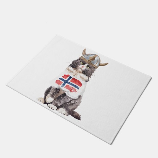 Noors Forest Cat Viking Deurmat (Schuin)