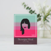 Noors hout - Naoko Briefkaart (Staand voorkant)