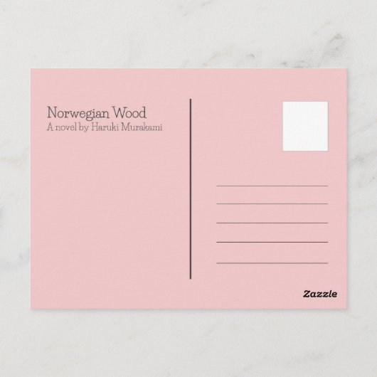 Noors hout - Naoko Briefkaart (Achterkant)