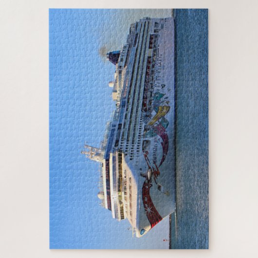 Noors juwelencruiseschip legpuzzel (Verticaal)