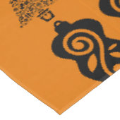 Noors kersthuis decor tafelkleed (Gekanteld)