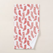 Noors kerstpatroon bad handdoek (Handdoek)