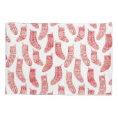 Noors kerstpatroon kussensloop (Achterkant-Links)