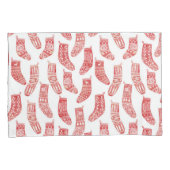 Noors kerstpatroon kussensloop (Voorkant-Rechts)