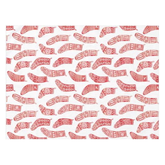 Noors kerstpatroon tafelkleed