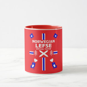 Noors Lefse Flatbrood Apron Mok